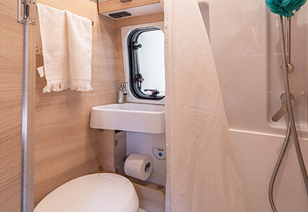 Rent a 3-seater campervan for couples and small families