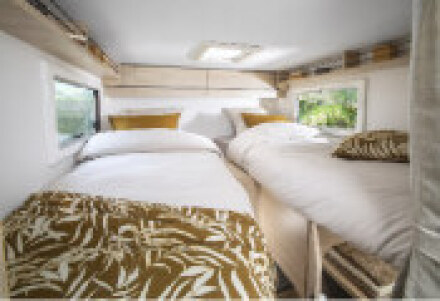 Rent a 3-Seater semi-integrated motorhome with twin beds