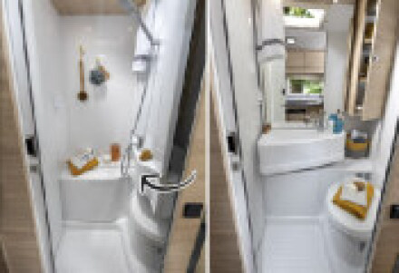 Rent a 3-Seater semi-integrated motorhome with twin beds