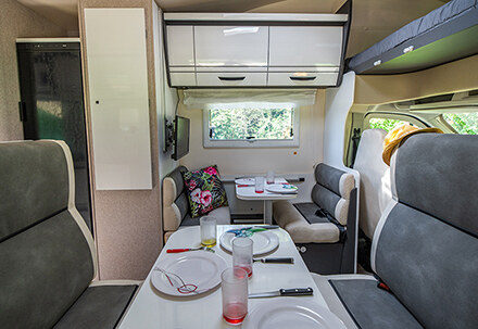 Rent a 6-seater coachbuilt motorhome