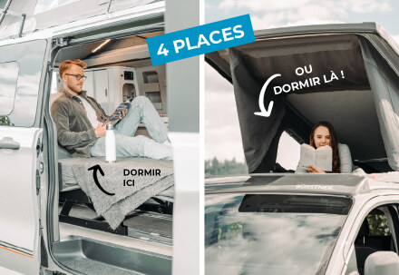 Rent a 4-seater van for your next getaway